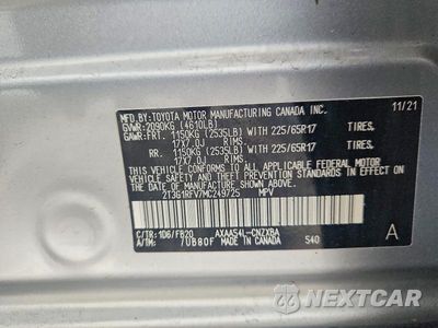 Zdjęcie 14 z 14 samochodu: 2021 TOYOTA RAV4 LE VIN:2T3G1RFV7MC249725 - miniatura