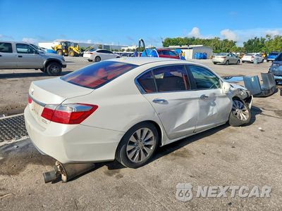 Trzecie zdjęcie samochodu z tyłu: 2014 HONDA ACCORD EXL VIN:1HGCR2F8XEA015829 - miniatura