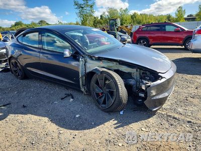 Czwarte zdjęcie samochodu z boku: 2024 TESLA MODEL 3 VIN:5YJ3E1ET2RF820232 - miniatura