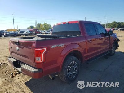 Trzecie zdjęcie samochodu z tyłu: 2017 FORD F150 SUPERCREW VIN:1FTEW1EP5HFB20126 - miniatura