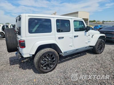 Trzecie zdjęcie samochodu z tyłu: 2023 JEEP WRANGLER SAHARA 4XE VIN:1C4JJXP61PW555583 - miniatura