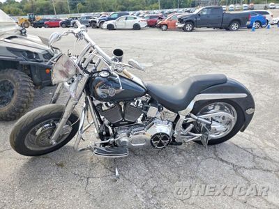 Trzecie zdjęcie samochodu z tyłu: 2002 HARLEY-DAVIDSON FLSTFI VIN:1HD1BXB112Y065343 - miniatura