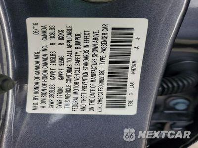 Zdjęcie 12 z 12 samochodu: 2016 HONDA CIVIC EX VIN:2HGFC1F30GH651080 - miniatura