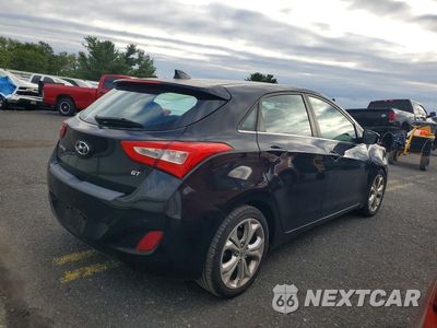 Trzecie zdjęcie samochodu z tyłu: 2014 HYUNDAI ELANTRA GT BASE VIN:KMHD35LH1EU167096 - miniatura