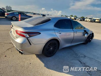 Trzecie zdjęcie samochodu z tyłu: 2021 TOYOTA CAMRY XSE VIN:4T1K61AK2MU444231 - miniatura