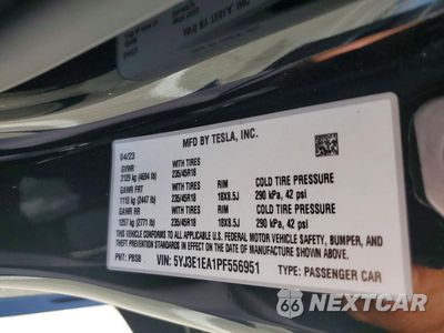 Zdjęcie 12 z 12 samochodu: 2023 TESLA MODEL 3 VIN:5YJ3E1EA1PF556951 - miniatura