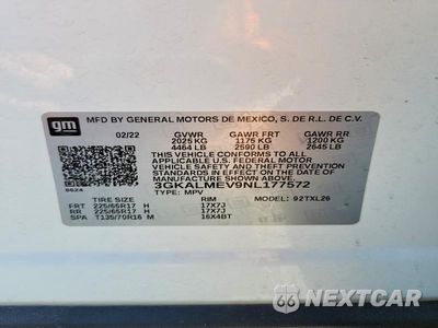 Zdjęcie 14 z 14 samochodu: 2022 GMC TERRAIN SLE VIN:3GKALMEV9NL177572 - miniatura