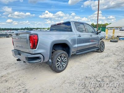 Trzecie zdjęcie samochodu z tyłu: 2021 GMC SIERRA K1500 AT4 VIN:3GTP9EED7MG447231 - miniatura