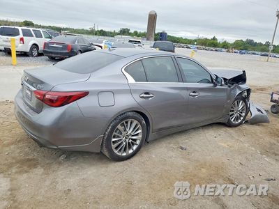 Trzecie zdjęcie samochodu z tyłu: 2019 INFINITI Q50 3.0T LUXE VIN:JN1EV7AR9KM551815 - miniatura
