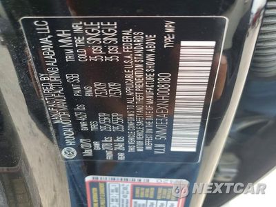 Zdjęcie 14 z 14 samochodu: 2022 HYUNDAI TUCSON LIMITED VIN:5NMJE3AEXNH008180 - miniatura