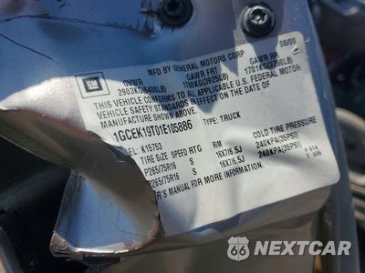 Zdjęcie 12 z 12 samochodu: 2001 CHEVROLET SILVERADO K1500 VIN:1GCEK19T01E105886 - miniatura
