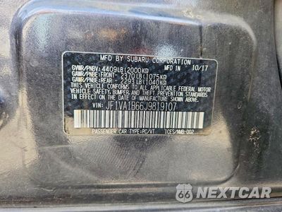 Zdjęcie 12 z 12 samochodu: 2018 SUBARU WRX VIN:JF1VA1B66J9819107 - miniatura