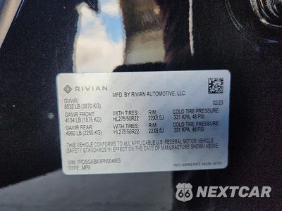 Zdjęcie 13 z 13 samochodu: 2023 RIVIAN R1S ADVENTURE VIN:7PDSGABA3PN004663 - miniatura