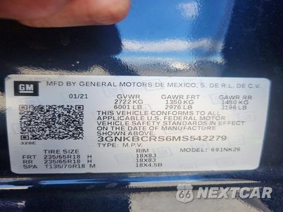 Zdjęcie 13 z 13 samochodu: 2021 CHEVROLET BLAZER 2LT VIN:3GNKBCRS6MS542279 - miniatura