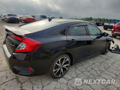 Trzecie zdjęcie samochodu z tyłu: 2019 HONDA CIVIC SPORT VIN:2HGFC2F87KH515491 - miniatura