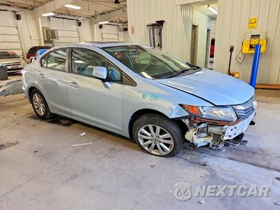 Czwarte zdjęcie samochodu z boku: 2012 HONDA CIVIC EX VIN:19XFB2F85CE001699 - miniatura