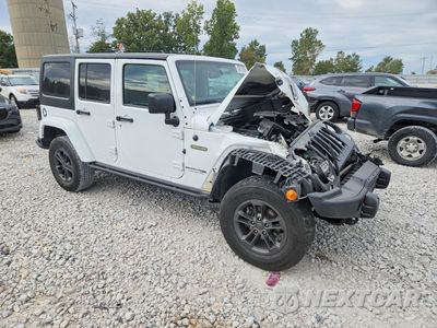 Czwarte zdjęcie samochodu z boku: 2018 JEEP WRANGLER UNLIMITED SPORT VIN:1C4BJWDG8JL828376 - miniatura