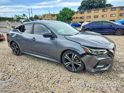 Czwarte zdjęcie samochodu z boku: 2020 NISSAN SENTRA SR VIN:3N1AB8DV0LY312562 - miniatura