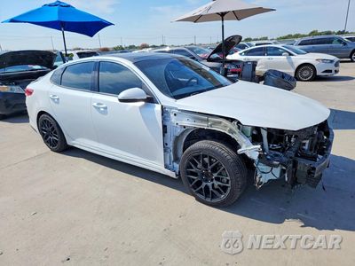 Czwarte zdjęcie samochodu z boku: 2019 KIA OPTIMA EX VIN:5XXGU4L16KG342309 - miniatura