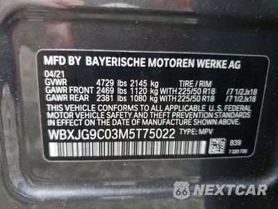 Zdjęcie 13 z 13 samochodu: 2021 BMW X1 XDRIVE28I VIN:WBXJG9C03M5T75022 - miniatura