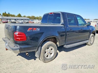 Trzecie zdjęcie samochodu z tyłu: 2003 FORD F150 SUPERCREW VIN:1FTRW08L83KB62813 - miniatura