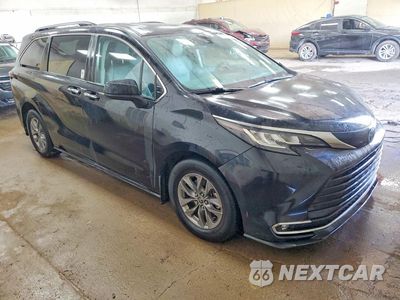 Czwarte zdjęcie samochodu z boku: 2022 TOYOTA SIENNA XLE VIN:5TDYSKFC3NS051894 - miniatura