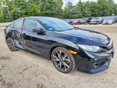 Czwarte zdjęcie samochodu z boku: 2019 HONDA CIVIC SI VIN:2HGFC1E56KH700861 - miniatura