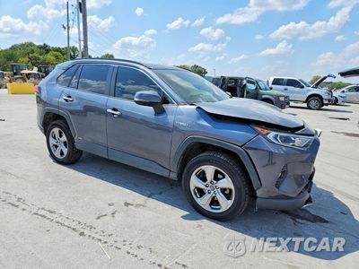 Czwarte zdjęcie samochodu z boku: 2019 TOYOTA RAV4 LIMITED VIN:JTMDWRFV4KD506661 - miniatura