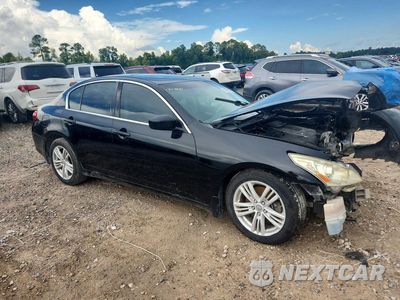 Czwarte zdjęcie samochodu z boku: 2012 INFINITI G25 SEDAN BASE VIN:JN1DV6AP2CM700667 - miniatura