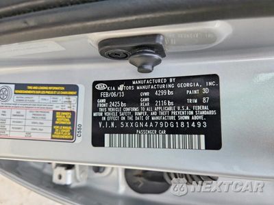 Zdjęcie 12 z 12 samochodu: 2013 KIA OPTIMA EX VIN:5XXGN4A79DG181493 - miniatura