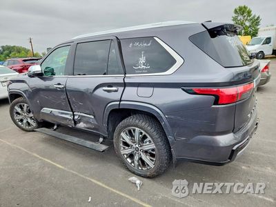 Drugie zdjęcie samochodu z przodu: 2024 TOYOTA SEQUOIA CAPSTONE VIN:7SVAAABA4RX023689 - miniatura