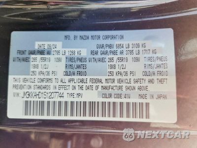 Zdjęcie 13 z 13 samochodu: 2025 MAZDA CX-90 SELECT VIN:JM3KKAHD1S1207744 - miniatura