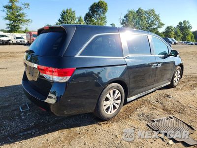 Trzecie zdjęcie samochodu z tyłu: 2015 HONDA ODYSSEY EXL VIN:5FNRL5H68FB050532 - miniatura