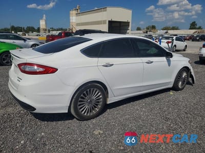 Trzecie zdjęcie samochodu z tyłu: 2015 FORD FUSION TITANIUM VIN:3FA6P0K96FR238743 - miniatura
