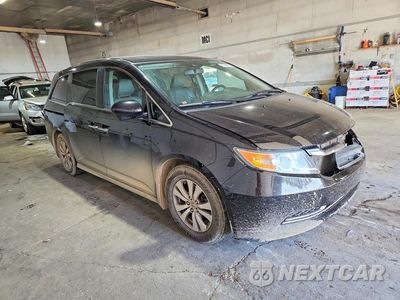 Czwarte zdjęcie samochodu z boku: 2016 HONDA ODYSSEY EXL VIN:5FNRL5H63GB125574 - miniatura