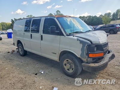 Czwarte zdjęcie samochodu z boku: 2006 CHEVROLET EXPRESS 2500 DELIVERY VAN VIN:1GCGG25V061112374 - miniatura