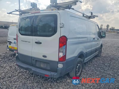 Trzecie zdjęcie samochodu z tyłu: 2017 FORD TRANSIT 250 DELIVERY VAN VIN:1FTYR1ZM0HKA10869 - miniatura