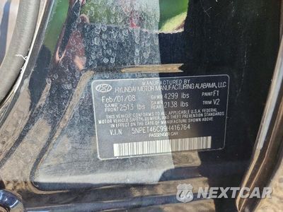 Zdjęcie 12 z 12 samochodu: 2009 HYUNDAI SONATA GLS VIN:5NPET46C99H416764 - miniatura
