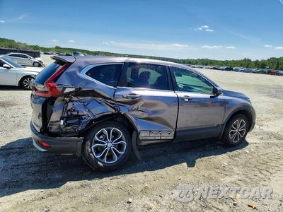 Trzecie zdjęcie samochodu z tyłu: 2022 HONDA CR-V EXL VIN:7FARW1H89NE008102 - miniatura