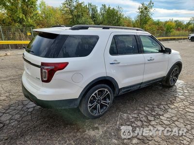 Trzecie zdjęcie samochodu z tyłu: 2014 FORD EXPLORER SPORT VIN:1FM5K8GT5EGA30166 - miniatura