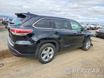 Trzecie zdjęcie samochodu z tyłu: 2015 TOYOTA HIGHLANDER LIMITED VIN:5TDDKRFH6FS128391 - miniatura