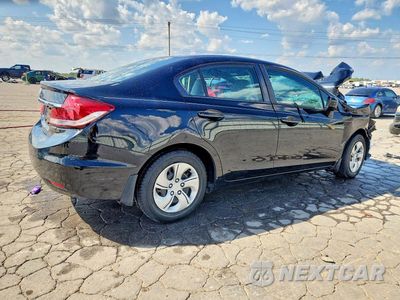Trzecie zdjęcie samochodu z tyłu: 2014 HONDA CIVIC LX VIN:19XFB2F54EE044567 - miniatura