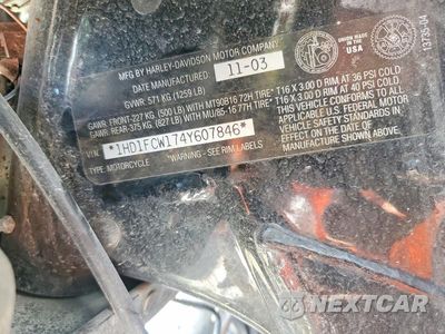 Zdjęcie 8 z 8 samochodu: 2004 HARLEY-DAVIDSON FLHTCUI VIN:1HD1FCW174Y607846 - miniatura