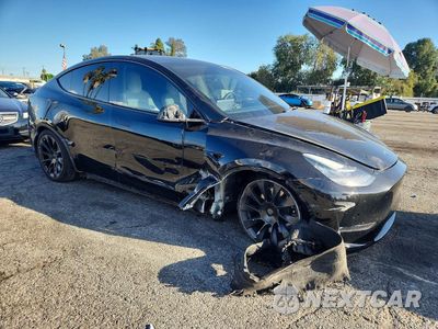 Czwarte zdjęcie samochodu z boku: 2022 TESLA MODEL Y VIN:7SAYGDEE9NF416831 - miniatura