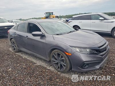 Czwarte zdjęcie samochodu z boku: 2019 HONDA CIVIC SPORT VIN:2HGFC2F85KH596412 - miniatura