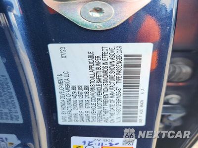 Zdjęcie 13 z 13 samochodu: 2023 HONDA ACCORD TOURING HYBRID VIN:1HGCY2F89PA055437 - miniatura