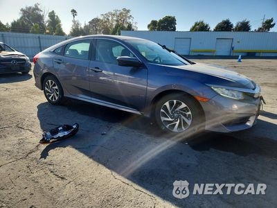 Czwarte zdjęcie samochodu z boku: 2017 HONDA CIVIC EX VIN:19XFC2F73HE232015 - miniatura