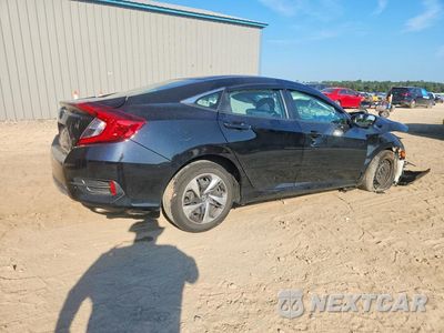 Trzecie zdjęcie samochodu z tyłu: 2021 HONDA CIVIC LX VIN:2HGFC2F67MH541848 - miniatura