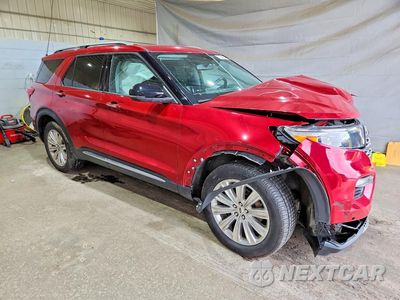 Czwarte zdjęcie samochodu z boku: 2022 FORD EXPLORER LIMITED VIN:1FMSK8FH8NGA83413 - miniatura