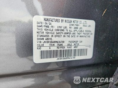 Zdjęcie 13 z 13 samochodu: 2024 NISSAN ARIYA EVOLVE+ VIN:JN1BF0BA8RM434768 - miniatura
